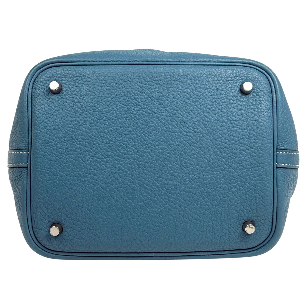 エルメス ピコタン MM ミニバッグ ハンドバッグ トリヨンクレマンス ブルージーン Ｌ レディース 【中古】brbag