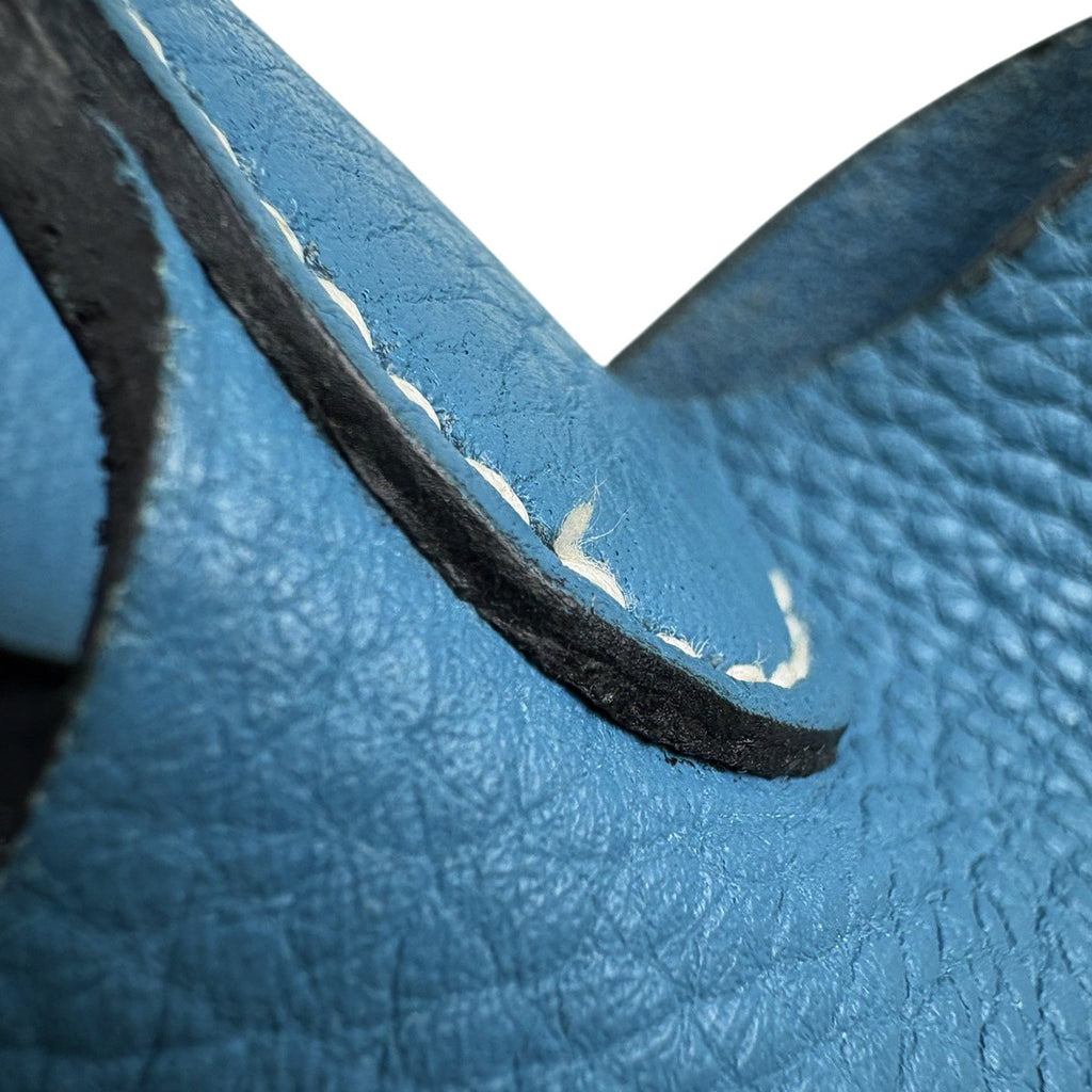 エルメス ピコタン MM ミニバッグ ハンドバッグ トリヨンクレマンス ブルージーン Ｌ レディース 【中古】brbag