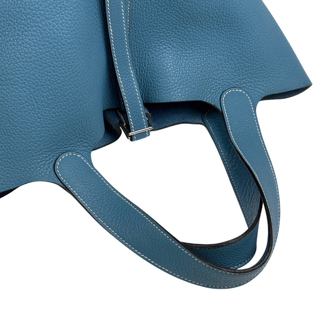 エルメス ピコタン MM ミニバッグ ハンドバッグ トリヨンクレマンス ブルージーン Ｌ レディース 【中古】brbag