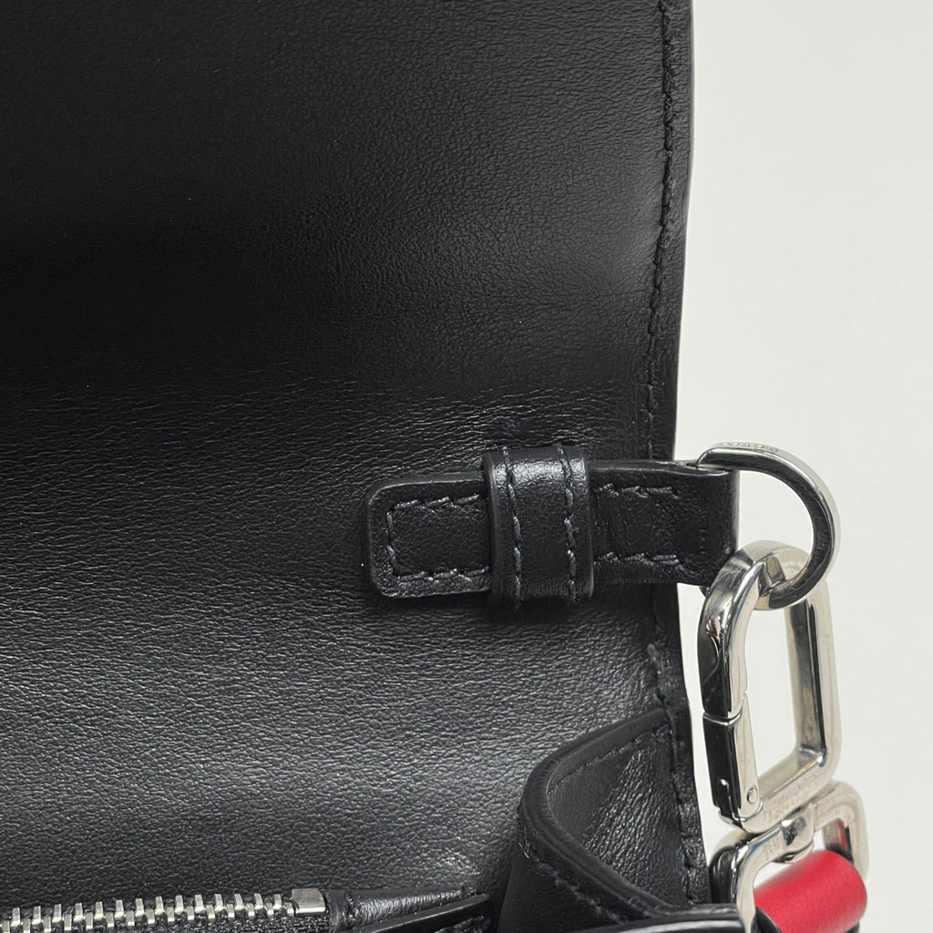 プラダ エレクトラ ショルダーバッグ ロゴ スタッズ ショルダーバッグ レザー ネロ(ブラック) 1BD120 レディース 【中古】brbag