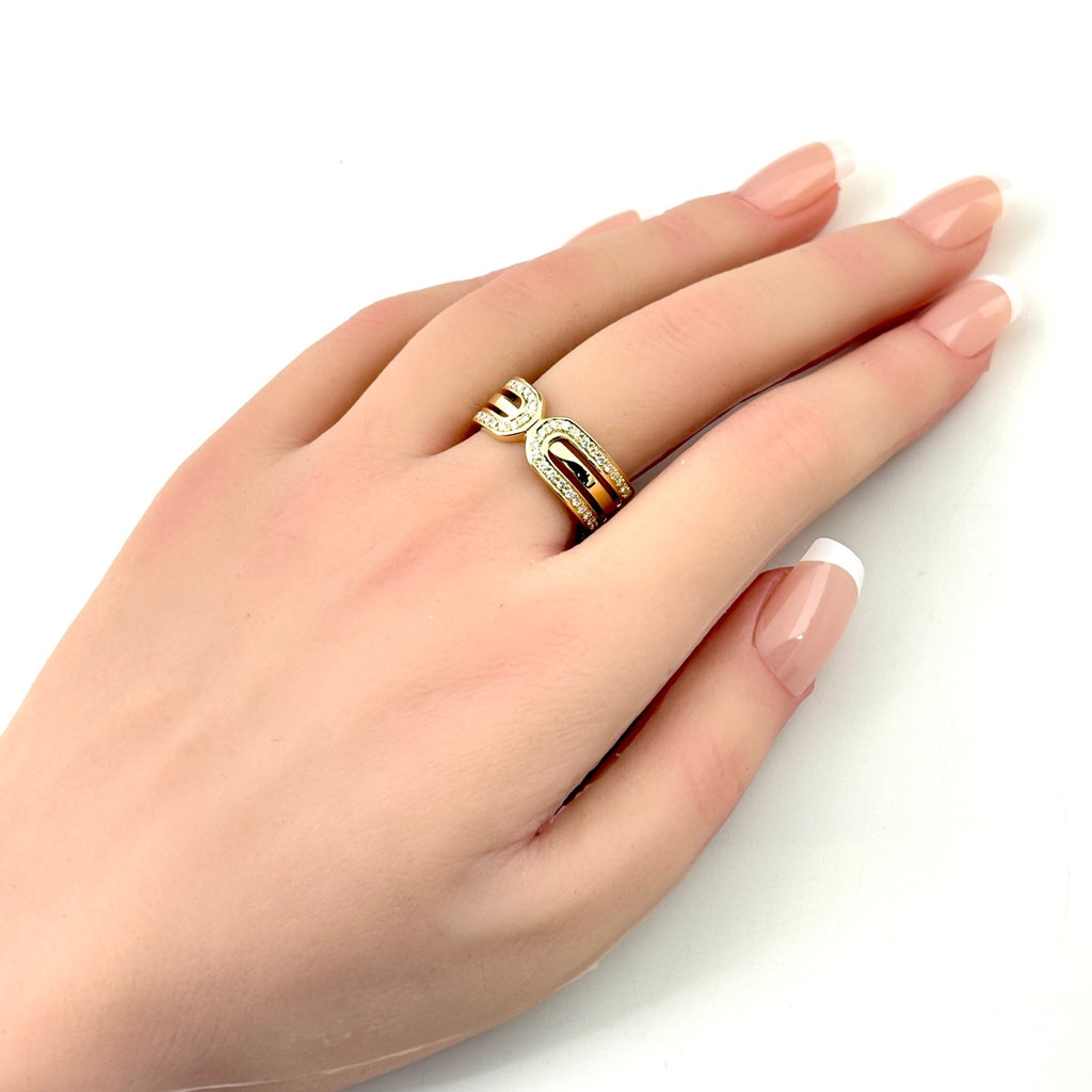 K18指輪　メレダイヤ、メレルビー 天然ルビー リング 指輪 9.5g K18PG メレルビー 3.49ct メレダイヤ