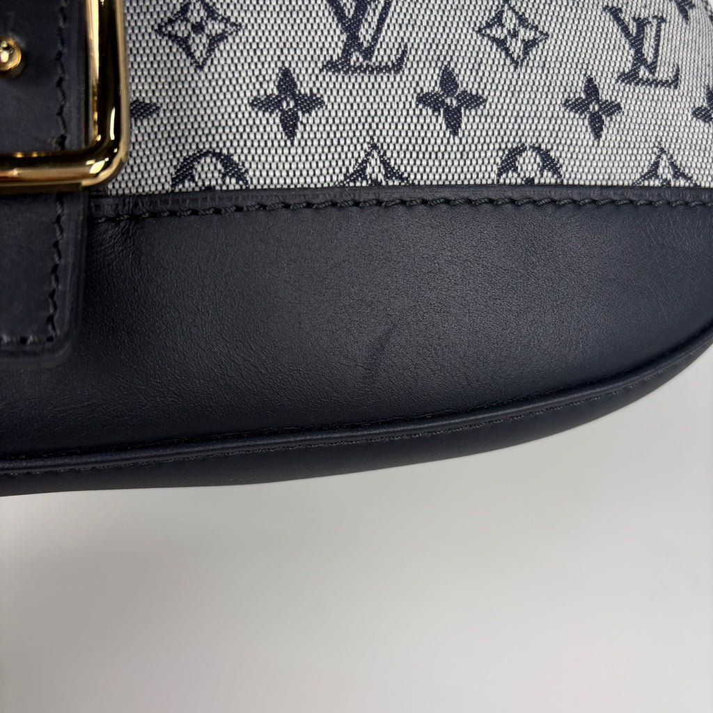 ルイ・ヴィトン マルジョリー ワンショルダー ショルダーバッグ モノグラムミニ ブルー M92690 レディース 【中古】brbag