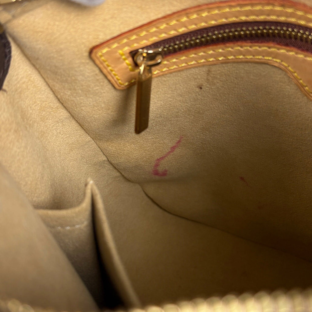 ルイ・ヴィトン ルーピング MM 肩掛け ワンショルダー ショルダーバッグ モノグラム ブラウン M51146 レディース 【中古】brbag