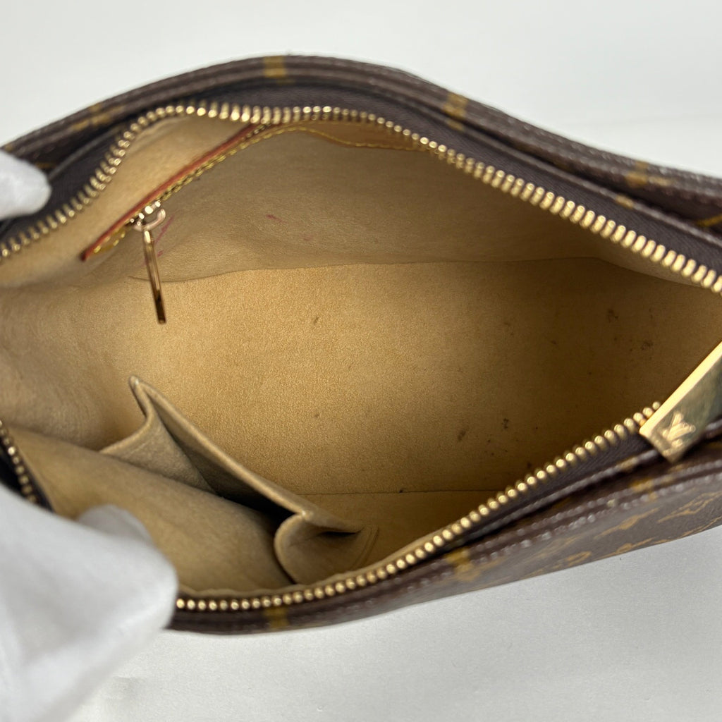 ルイ・ヴィトン ルーピング MM 肩掛け ワンショルダー ショルダーバッグ モノグラム ブラウン M51146 レディース 【中古】brbag