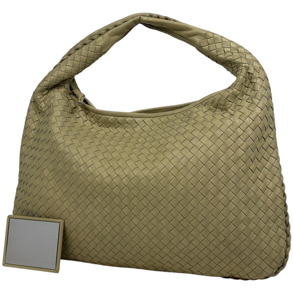 ボッテガヴェネタ イントレチャート ショルダーバッグ ハンドバッグ ワンショルダー 編み込み ナッパ ショルダーバッグ レザー イエロー レディース 【中古】brbag