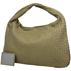 ボッテガヴェネタ イントレチャート ショルダーバッグ ハンドバッグ ワンショルダー 編み込み ナッパ ショルダーバッグ レザー イエロー レディース 【中古】brbag