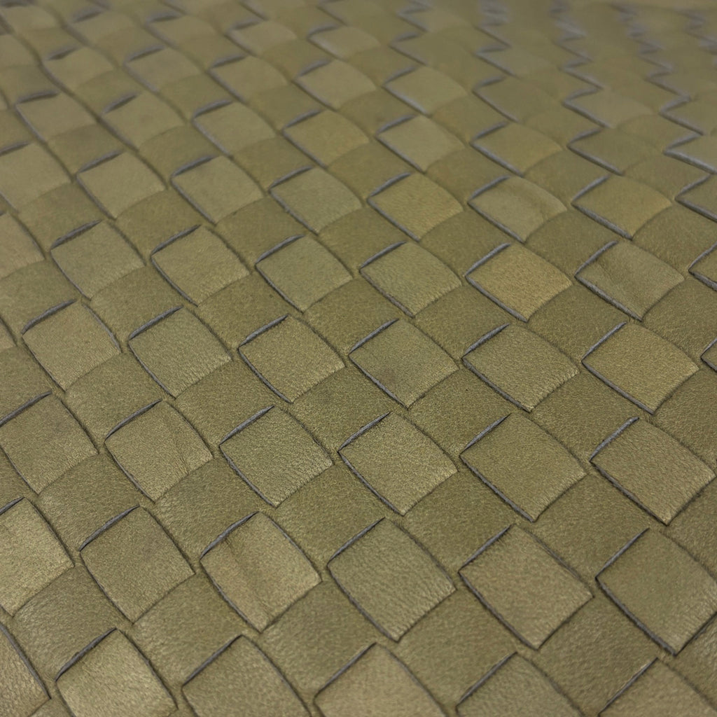 ボッテガヴェネタ イントレチャート ショルダーバッグ ハンドバッグ ワンショルダー 編み込み ナッパ ショルダーバッグ レザー イエロー レディース 【中古】brbag