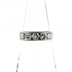 メレダイヤ デザインリング プラチナ 指輪 リング 14号 Pt900 ダイヤモンド レディース ノンブランドジュエリー 【中古】nbjwl