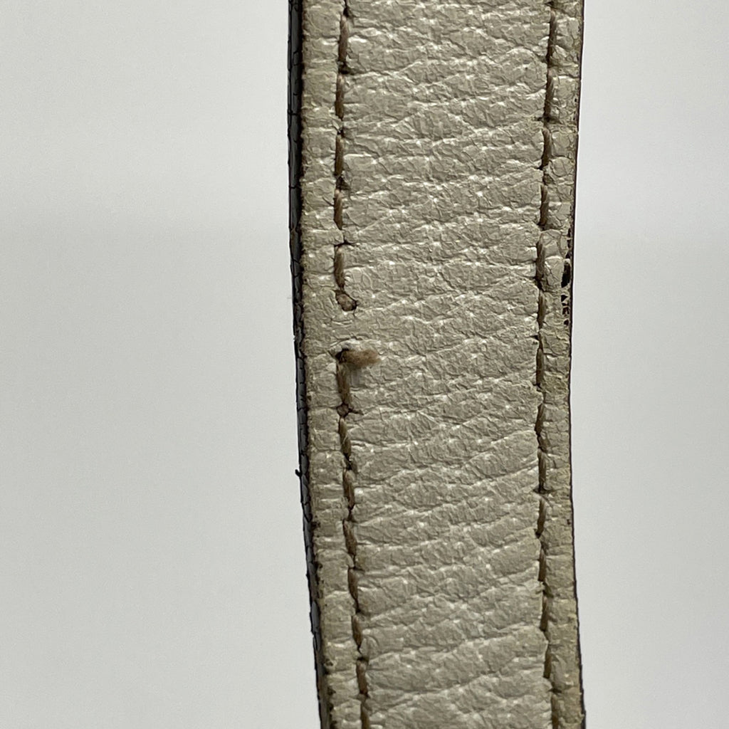 グッチ ロゴ トートバッグ ハンドバッグ アビー GG柄 トートバッグ レザー ホワイト 154373 レディース 【中古】brbag