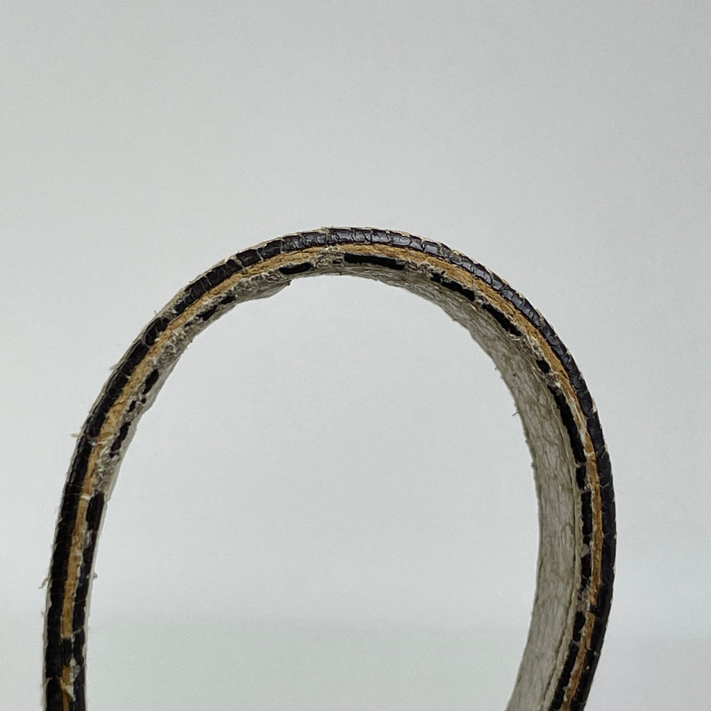 グッチ ロゴ トートバッグ ハンドバッグ アビー GG柄 トートバッグ レザー ホワイト 154373 レディース 【中古】brbag