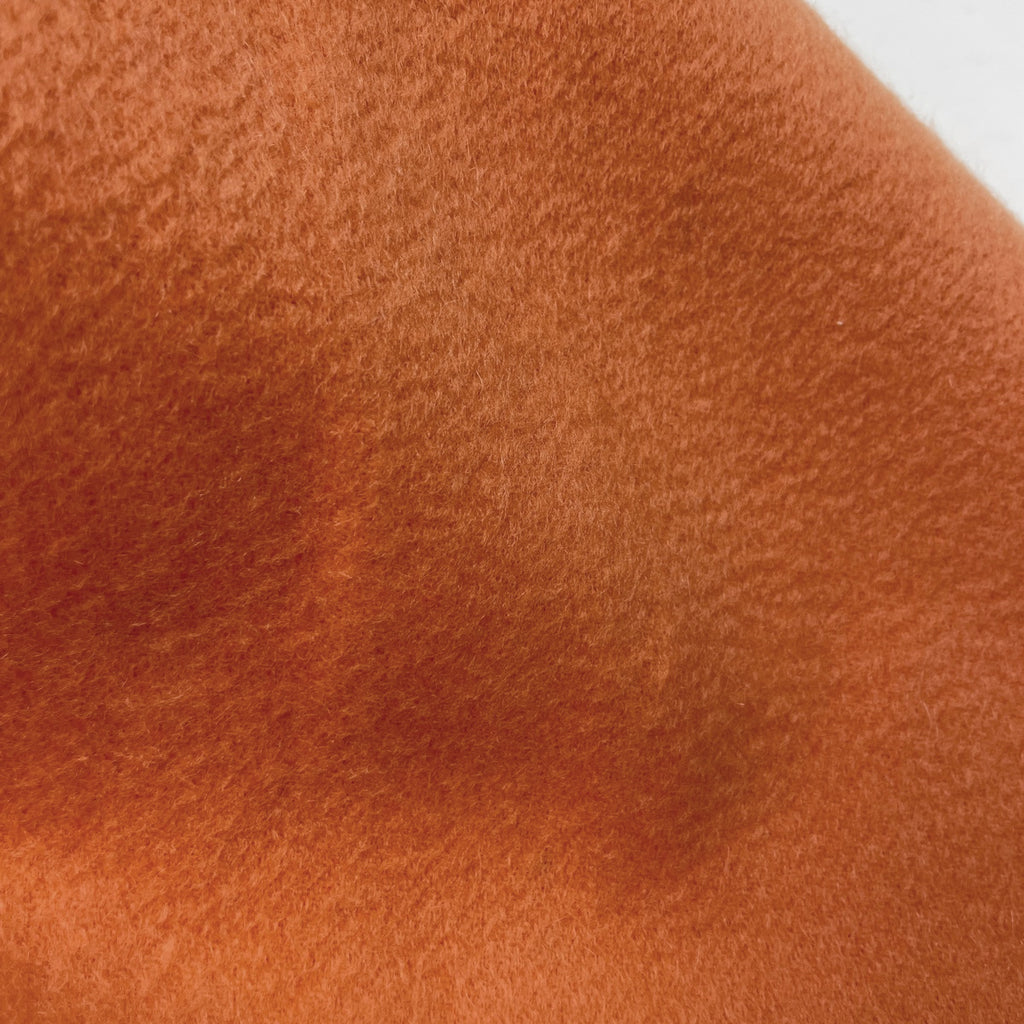 エルメス ロゴ マフラー フリンジ マフラー カシミヤ オレンジ レディース 【中古】brbag