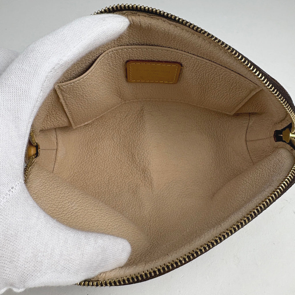 ルイ・ヴィトン ポシェット コスメティック メイク コスメ 化粧ポーチ モノグラム ブラウン M47515 レディース 【中古】brbag