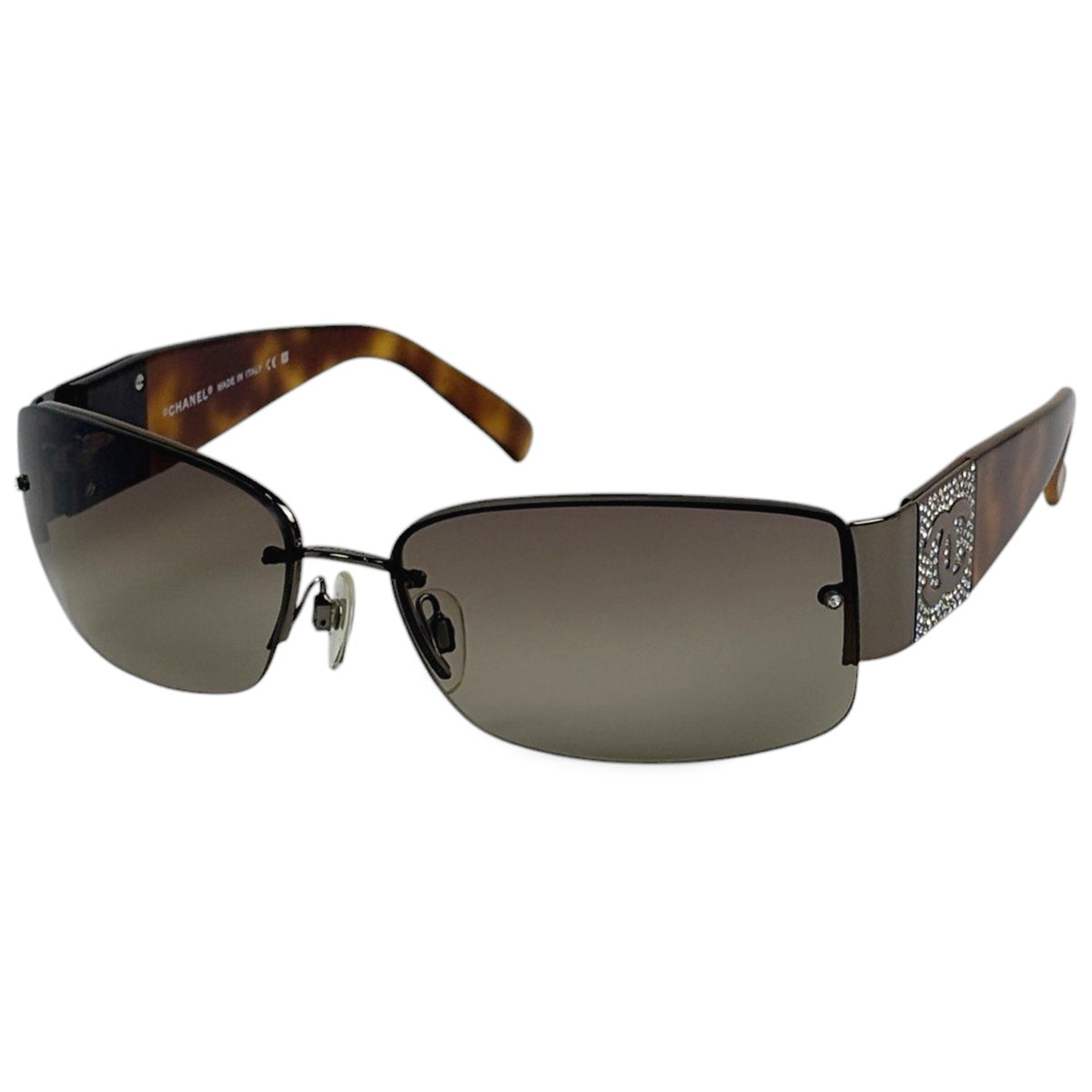 ジャスミン様シャネル サングラス ココマーク リボン セルフレーム ブラウン ジャスミン様シャネル サングラス ココマーク リボン セルフレーム