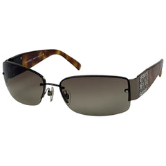 シャネル ココマーク サングラス ラインストーン アイウェア デミ柄 サングラス プラスチック ブラウン 4117-B レディース 【中古】brbag