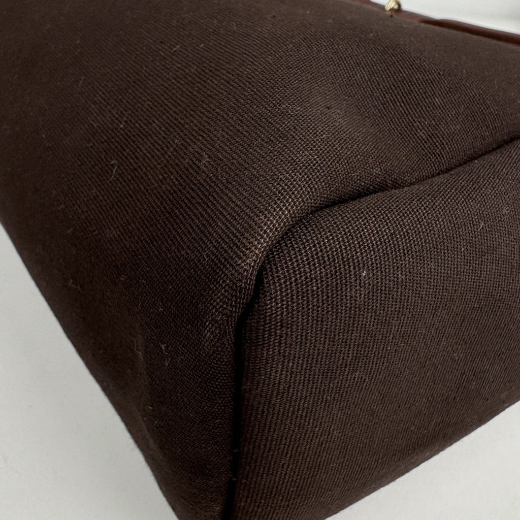 エルメス エールバッグ PM 2WAY ショルダーバッグ ハンドバッグ トワルオフィシエ ブラウン □G レディース 【中古】brbag