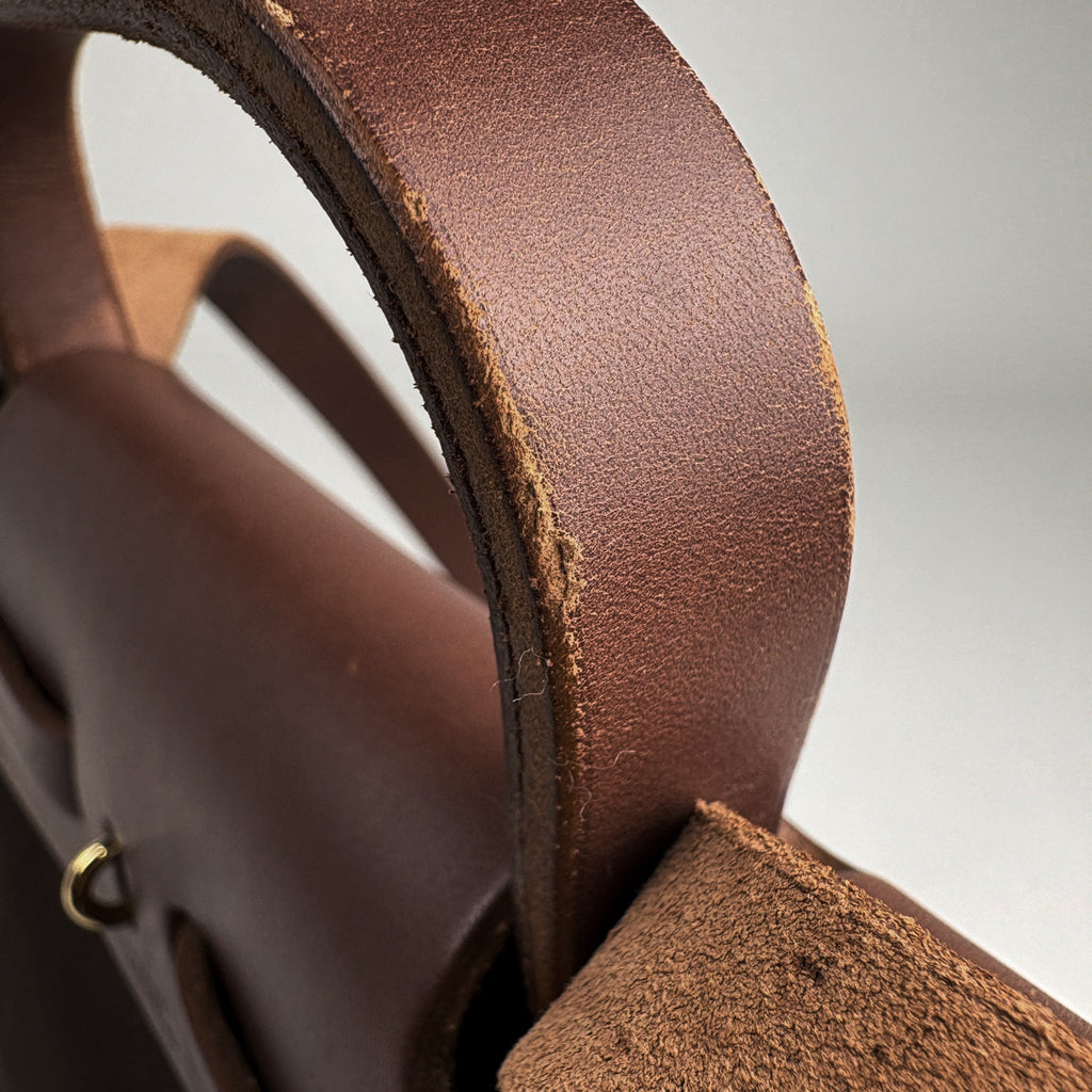 エルメス エールバッグ PM 2WAY ショルダーバッグ ハンドバッグ トワルオフィシエ ブラウン □G レディース 【中古】brbag