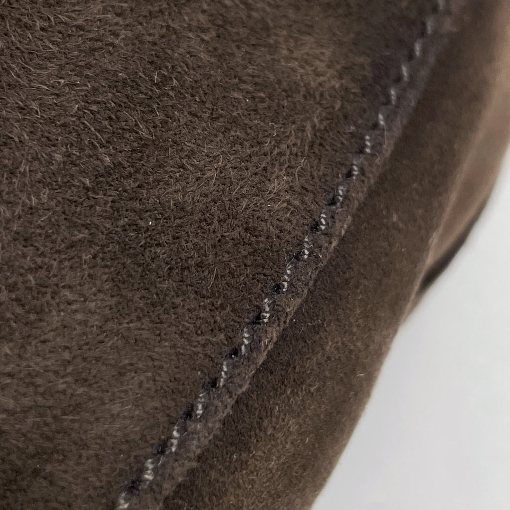 グッチ ロゴ ショルダーバッグ 肩掛け ショルダーバッグ スエード ブラウン 95332 レディース 【中古】brbag