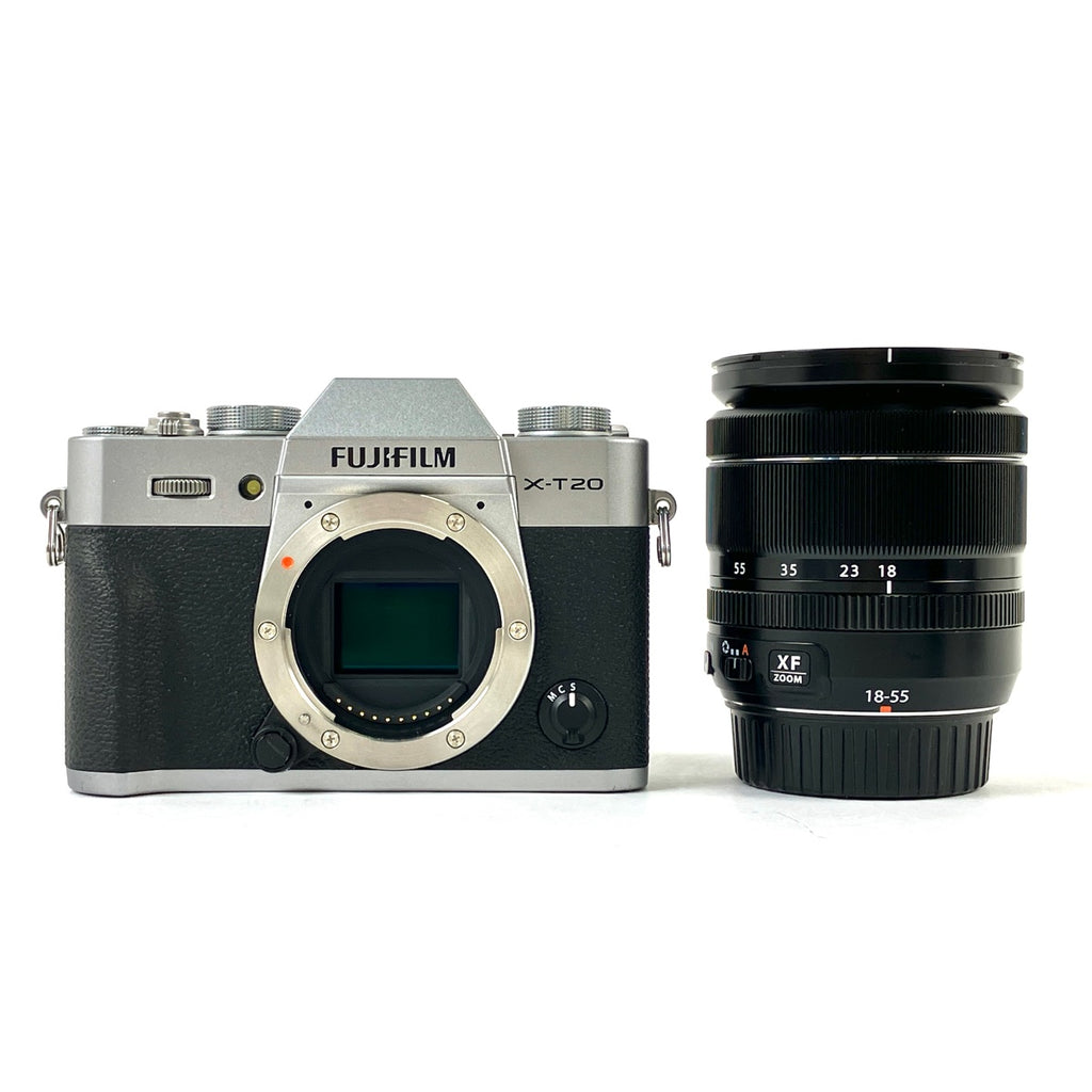 富士フイルム FUJIFILM X-T20 レンズキット シルバー デジタル ミラーレス 一眼カメラ 【中古】cambb