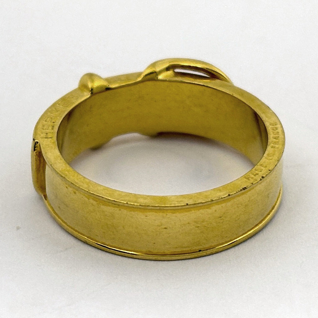 エルメス ブックルセリエ スカーフリング スカーフ留め スカーフリング GP ゴールド レディース 【中古】brbag