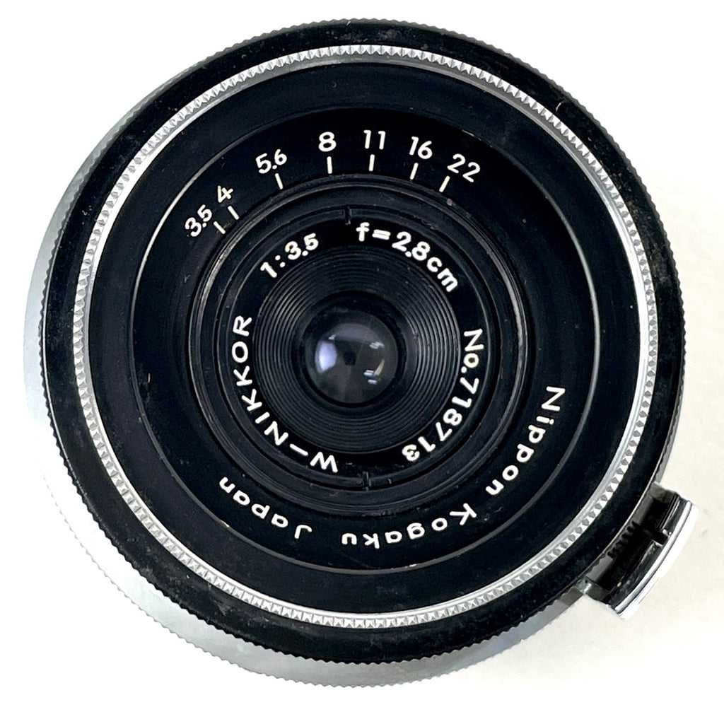 ニコン Nikon W-NIKKOR 28mm F3.5 2.8cm ブラック Sマウント レンジファインダーカメラ用レンズ 【中古】cambb