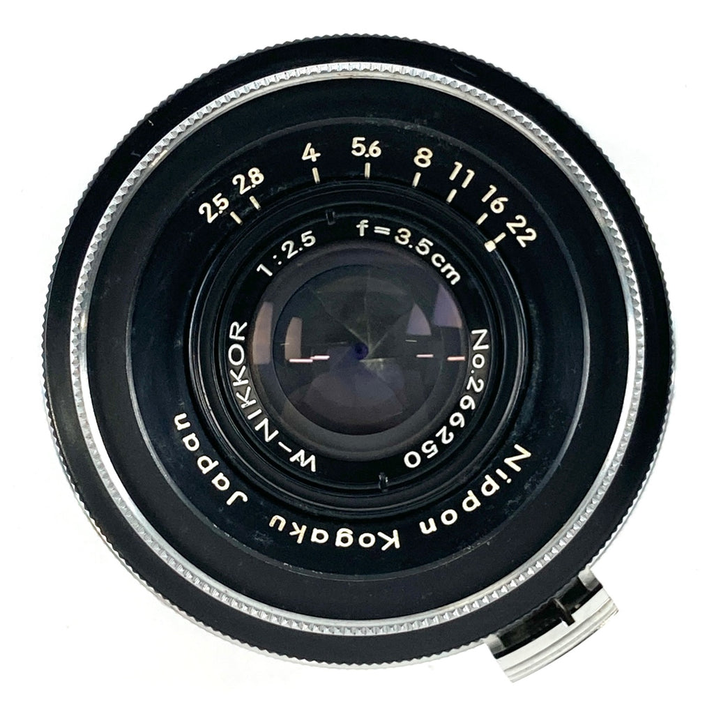 ニコン Nikon W-NIKKOR 35mm F2.5 3.5cm ブラック Sマウント レンジファインダーカメラ用レンズ 【中古】cambb