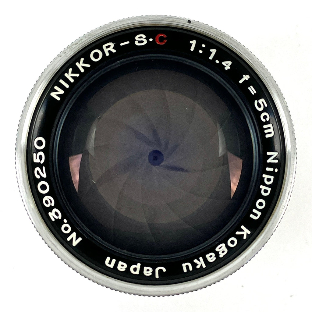 ニコン Nikon NIKKOR-S.C 50mm F1.4 5cm ブラック Sマウント レンジファインダーカメラ用レンズ 【中古】cambb