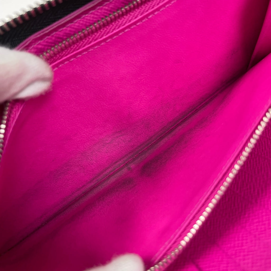 ルイ・ヴィトン ジッピーウォレット ヴェルティカル 長財布 タイガラマ フューシャ M30780 メンズ 【中古】brbag