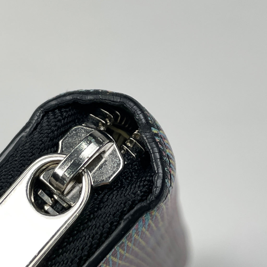 ルイ・ヴィトン ジッピーウォレット 二コラ ジェスキエール モノグラム LVポップ 長財布 レザー ブルー M68662 レディース 【中古】brbag