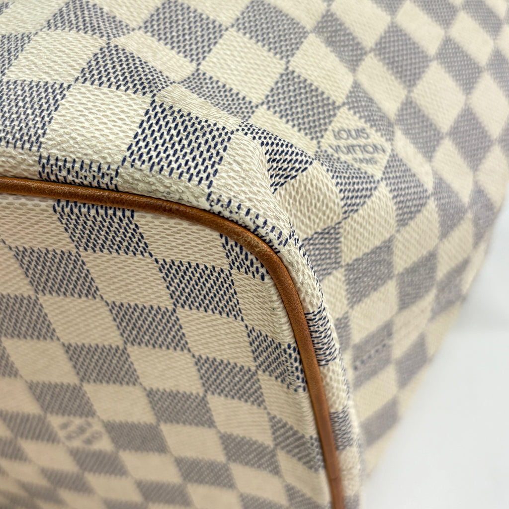 ルイ・ヴィトン サレヤ MM ハンドバッグ トートバッグ ダミエアズール ホワイト N51185 レディース 【中古】brbag