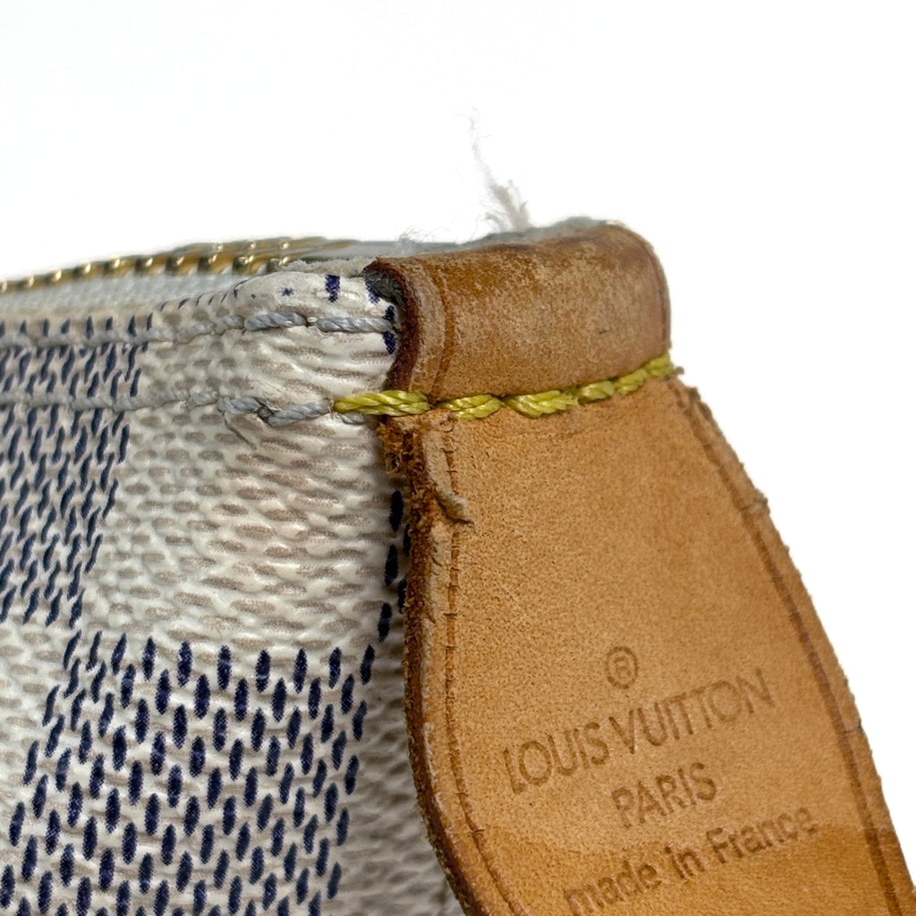 ルイ・ヴィトン サレヤ MM ハンドバッグ トートバッグ ダミエアズール ホワイト N51185 レディース 【中古】brbag