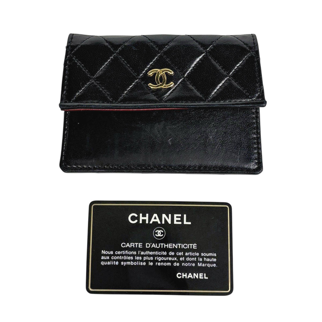 シャネル ロゴ チェーン ショルダーバッグ シングルフラップ 2.55 ショルダーバッグ レザー ブラック レディース 【中古】brbag