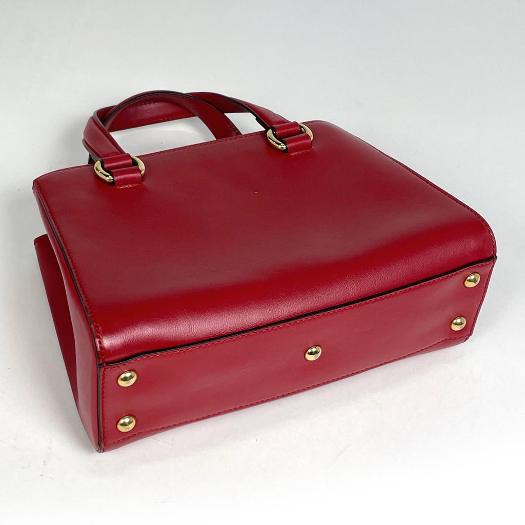 グッチ シルヴィ ハンドバッグ 2WAY ショルダーバッグ シェリーライン ウェブ ハンドバッグ レザー レッド ネイビー 460381 レディース 【中古】brbag