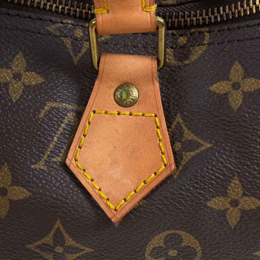 ルイ・ヴィトン スピーディ 35 ボストンバッグ 通勤 ハンドバッグ モノグラム ブラウン M41524 レディース 【中古】brbag