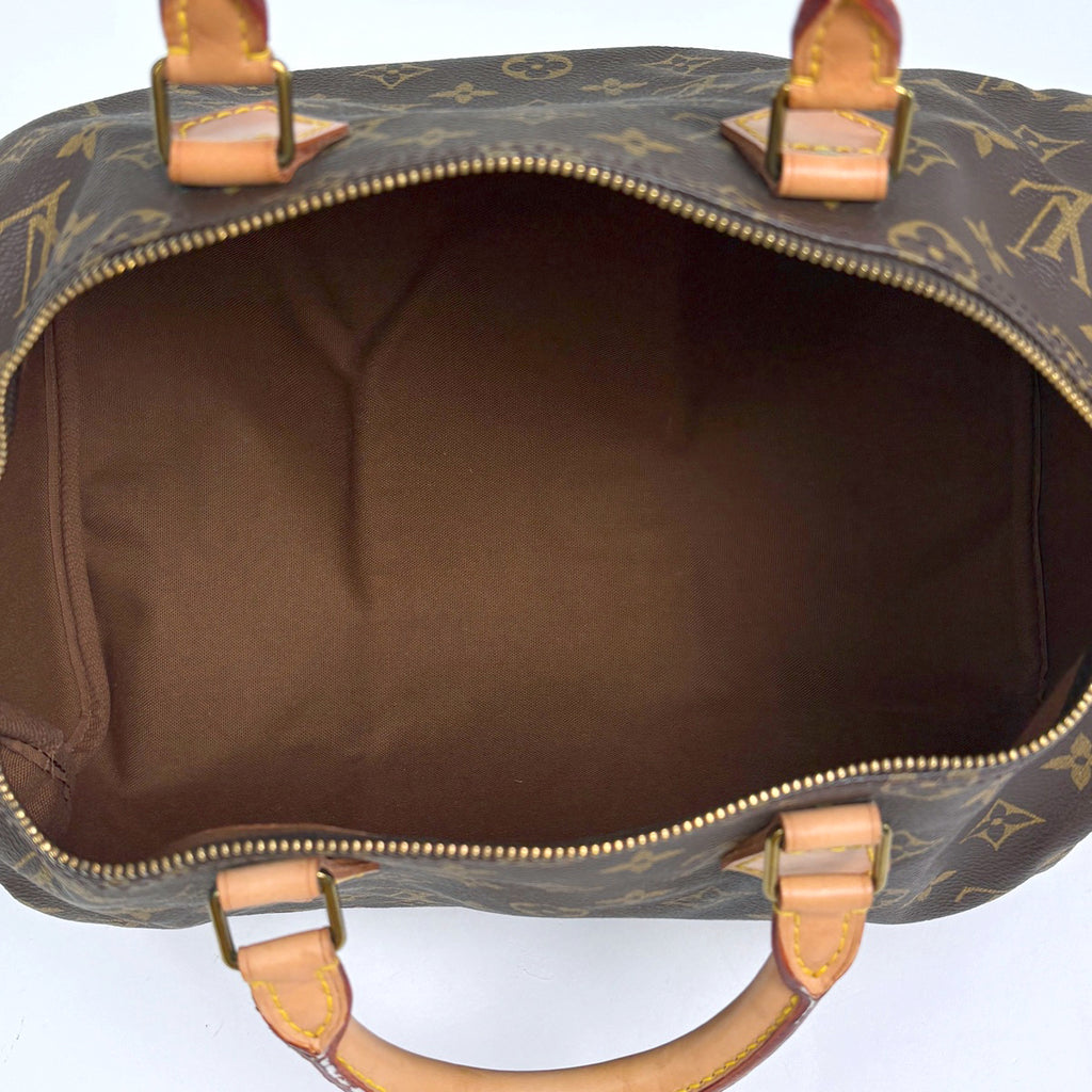 ルイ・ヴィトン スピーディ 35 ボストンバッグ 通勤 ハンドバッグ モノグラム ブラウン M41524 レディース 【中古】brbag