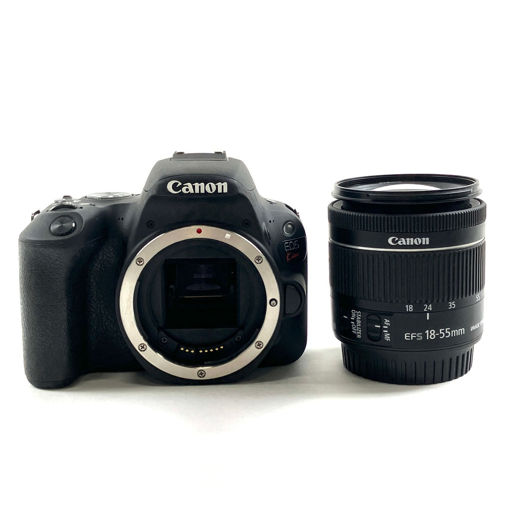 キヤノン Canon EOS Kiss X9 EF-S 18-55 F4-5.6 IS STM レンズキット ブラック デジタル 一眼レフカメラ 【中古】cambb