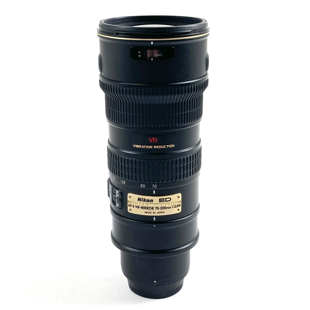 ニコン Nikon AF-S VR-NIKKOR 70-200mm F2.8G ED ブラック 一眼カメラ用レンズ（オートフォーカス） 【中古】cambb