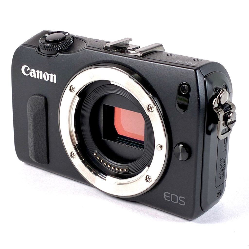 キヤノン Canon EOS M EF-M 18-55 IS STM レンズキット ブラック デジタル ミラーレス 一眼カメラ 【中古】cambb