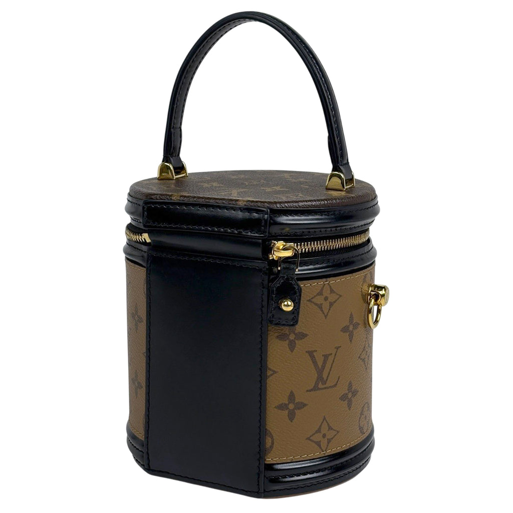 ルイ・ヴィトン カンヌ 2WAY ショルダーバッグ バニティ ハンドバッグ モノグラムリバース ブラウン M43986 レディース 【中古】brbag