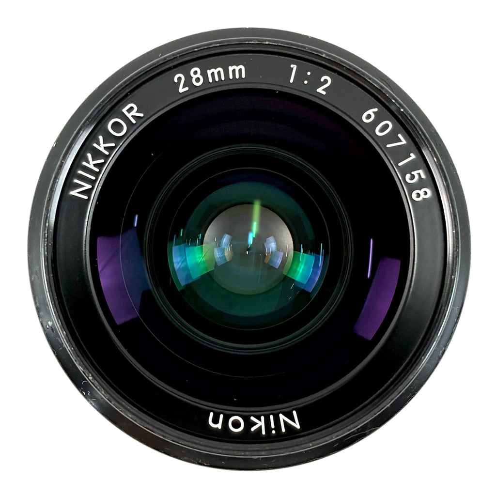 ニコン Nikon Ai-S NIKKOR 28mm F2 一眼カメラ用レンズ（マニュアルフォーカス） 【中古】cambb