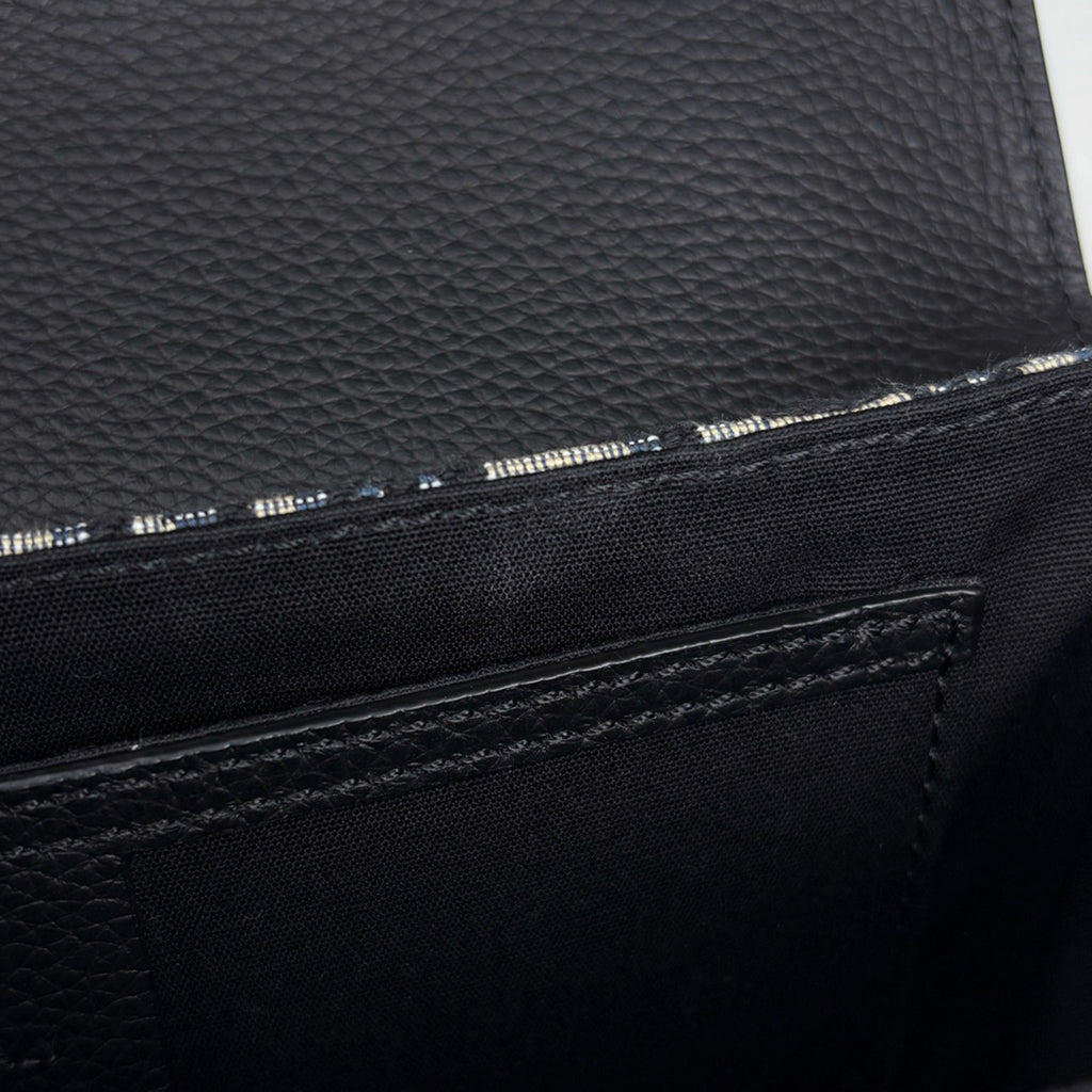 クリスチャンディオール ギャロップ ショルダーバッグ オブリーク トロッター ジャカード メッセンジャーバック ショルダーバッグ キャンバス ブラック レディース 【中古】brbag