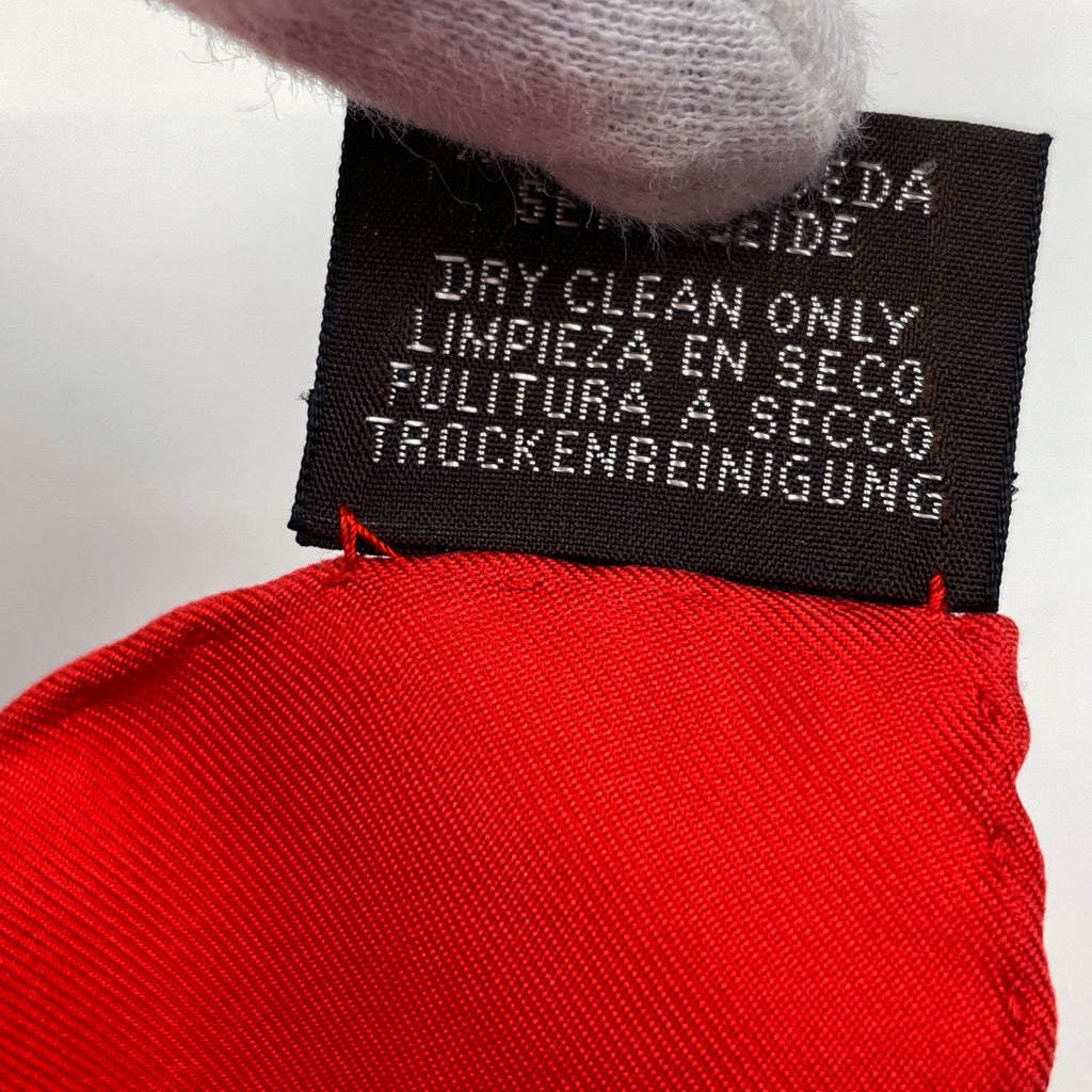 エルメス カレ 70 SURTEINT DIP DYE アロハ スカーフ スカーフ シルク レッド レディース 【中古】brbag