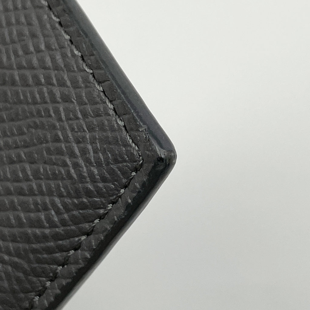 セリーヌ ロゴ カードケース コインケース 小銭入れ カードケース レザー グレー レディース 【中古】brbag