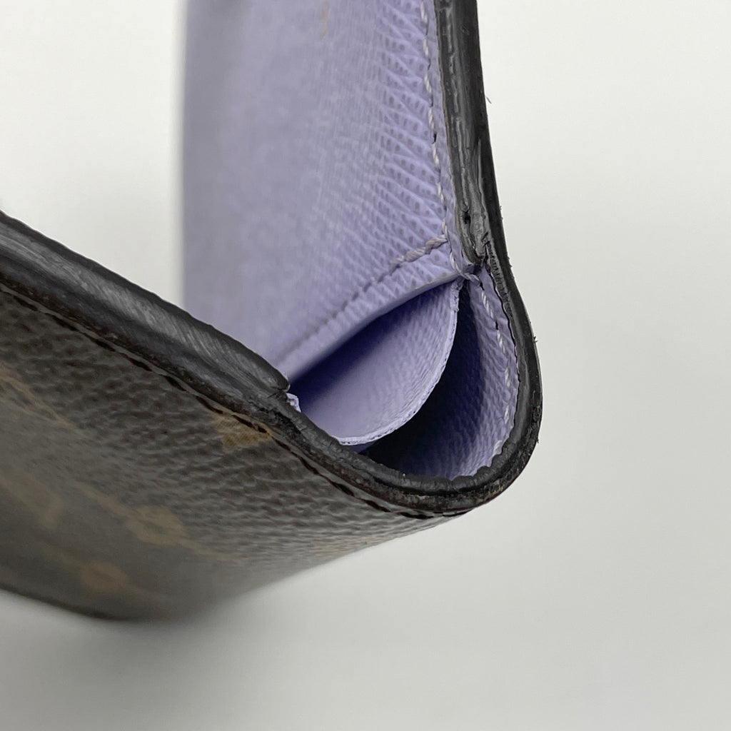 ルイ・ヴィトン ポルトフォイユ リサ コインケース 札入れ カード入れ 二つ折り財布 モノグラム アイリス M82415 レディース 【中古】brbag