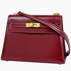 エルメス ミニ ケリー20 ショルダーバッグ ボックスカーフ 〇R レディース ブランドバッグ・小物 【中古】brbag