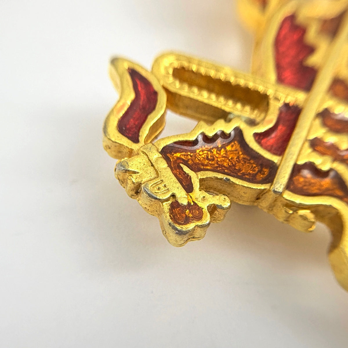 エルメス ロゴ ブローチ GP レディース ブランドアクセサリー 【中古
