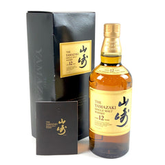 サントリー 山崎 12年 シングルモルト 旧 700ml 国産ウイスキー 酒 【古酒】liqbb【東京都内限定お届け】