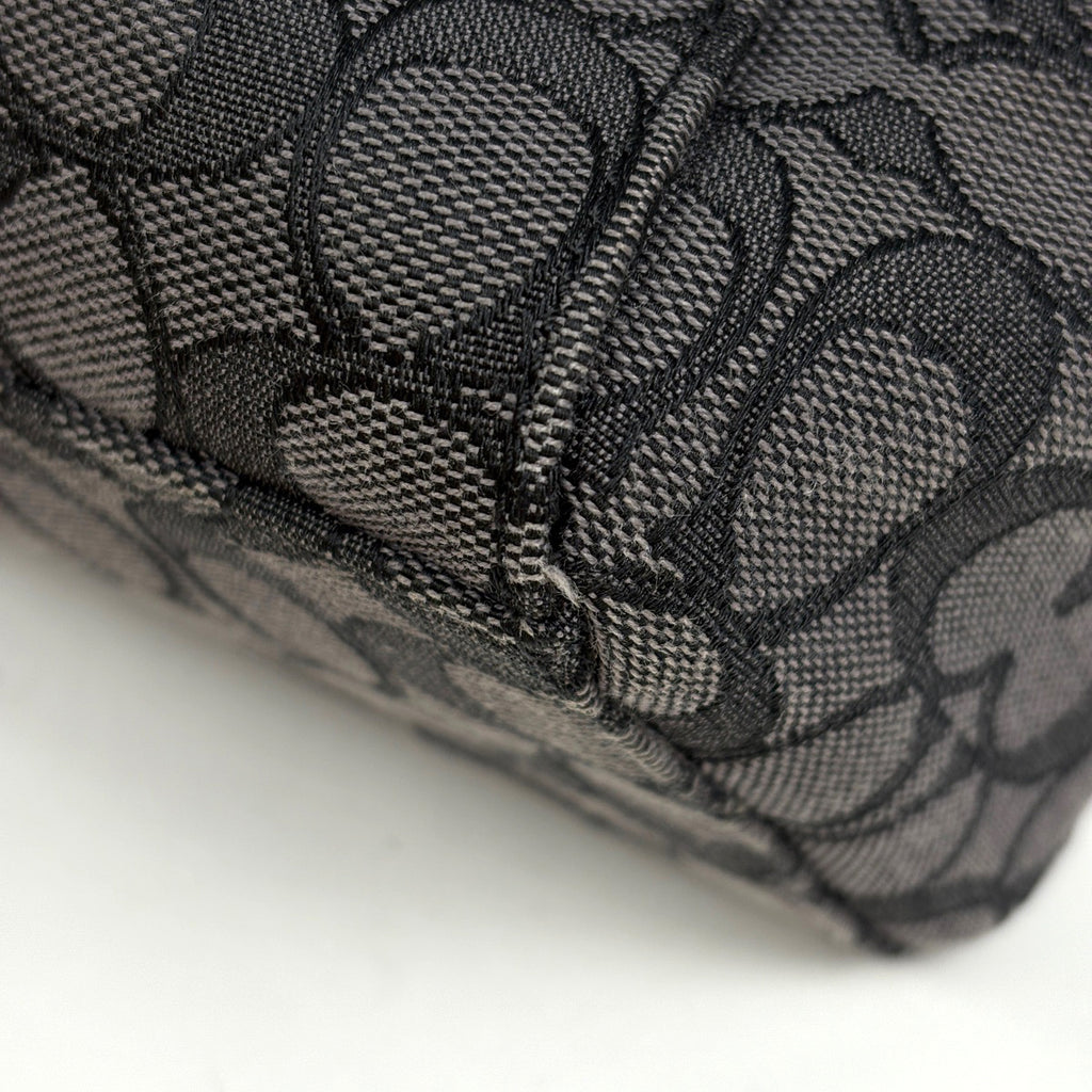 コーチ シグネチャー トートバッグ 2WAY ショルダーバッグ トートバッグ キャンバス グレー F58327 レディース 【中古】brbag