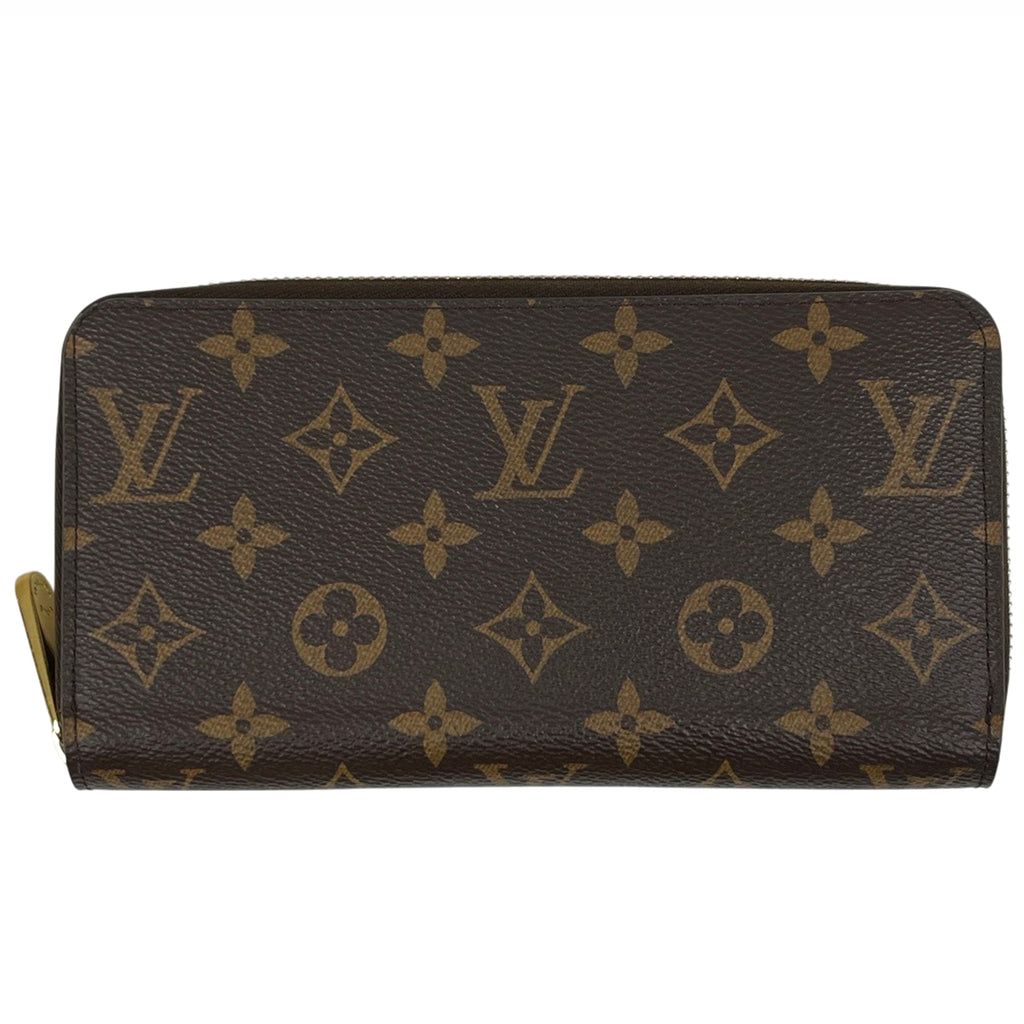 ルイ・ヴィトン ジッピー ウォレット 札入れ 小銭入れ ラウンドジップ ラウンドファスナー 長財布 モノグラム ブラウン M60017 レディース 【中古】brbag