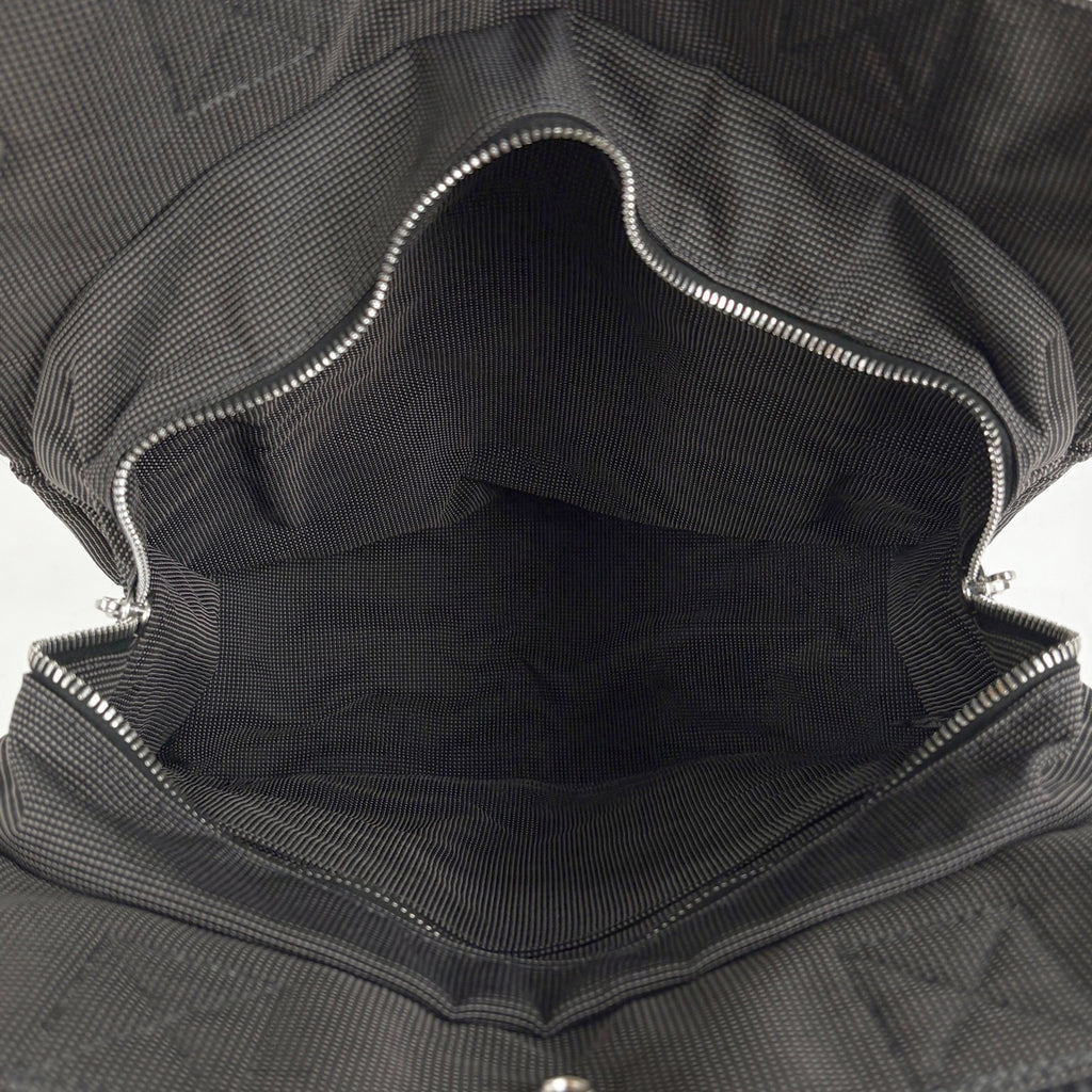 エルメス エールライン アド MM バックパック デイパック Hロゴ リュック ナイロンキャンバス グレー レディース 【中古】brbag