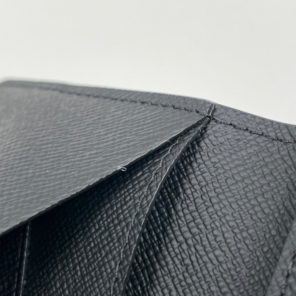 ルイ・ヴィトン オーガナイザー ドゥ ポッシュ 名刺 定期 カードケース モノグラムエクリプス ノワール(ブラック) M61696 メンズ 【中古】brbag